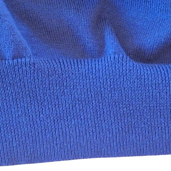 Jos A Bank Signature Collection Pima Cotton Sweater Blue 1/4 Zip Men's size XL - Picture 7 of 15